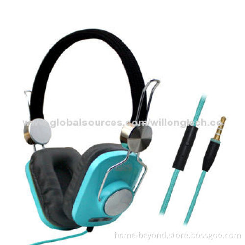 Handysize Headphones with Adjustment Design, Fabric Headband